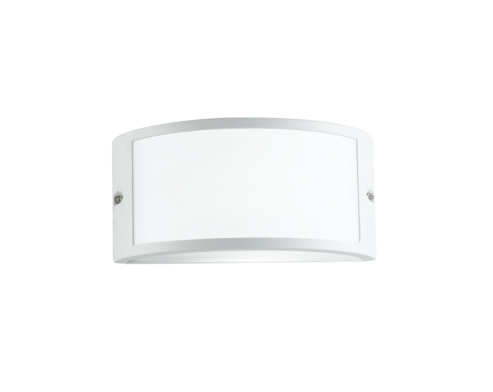 Applique per esterno in alluminio bianco , nero , silver o corten con diffusore in policarbonato IP54 1XE27 non inclusa AUSTIN Applique per esterno in alluminio bianco , nero , silver o corten con diffusore in policarbonato IP54 1XE27 non inclusa AUSTIN